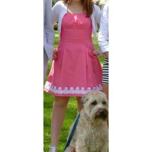 Lily Pulitzer Pink Strapless Dress